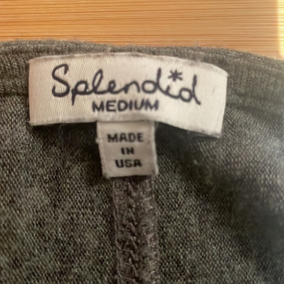 Splendid Grey  Scoop Neck Dolman Sleeve Top Medium - Picture 5 of 6